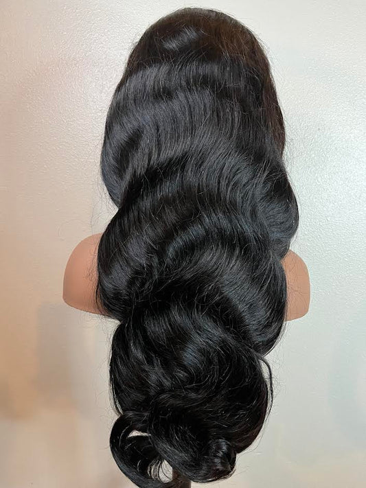 "Goddess Gold Grade" Body Wave HD Lace Frontal Wig (Natural Color)
